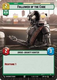 Follower of the Code (Hyperspace) - A Lawless Time - Star Wars: Unlimited card