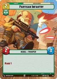 Partisan Infantry (Hyperspace) - A Lawless Time - Star Wars: Unlimited card