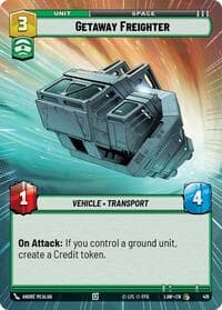 Getaway Freighter (Hyperspace) - A Lawless Time - Star Wars: Unlimited card