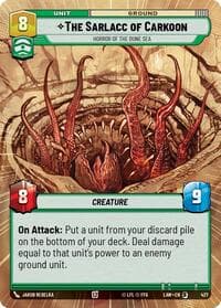 The Sarlacc of Carkoon - Horror of the Dune Sea (Hyperspace) - A Lawless Time - Star Wars: Unlimited card