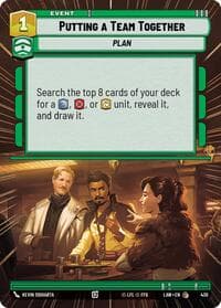 Putting a Team Together (Hyperspace) - A Lawless Time - Star Wars: Unlimited card