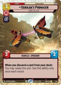 Sebulba's Podracer - Taking the Lead (Hyperspace) - A Lawless Time - Star Wars: Unlimited card