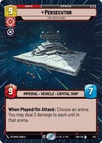 Persecutor - Fire Over Scarif (Hyperspace) - A Lawless Time - Star Wars: Unlimited card