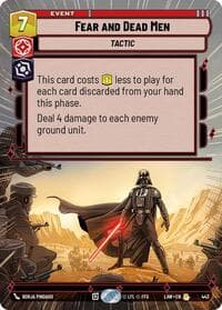 Fear and Dead Men (Hyperspace) - A Lawless Time - Star Wars: Unlimited card