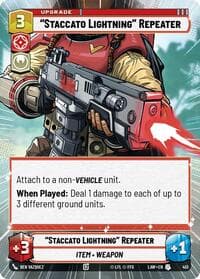 "Staccato Lightning" Repeater (Hyperspace) - A Lawless Time - Star Wars: Unlimited card