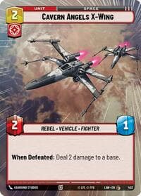 Cavern Angels X-Wing (Hyperspace) - A Lawless Time - Star Wars: Unlimited card