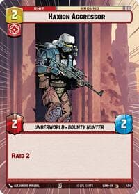 Haxion Aggressor (Hyperspace) - A Lawless Time - Star Wars: Unlimited card