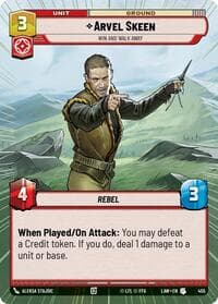Arvel Skeen - Win and Walk Away (Hyperspace) - A Lawless Time - Star Wars: Unlimited card