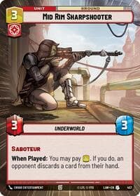 Mid Rim Sharpshooter (Hyperspace) - A Lawless Time - Star Wars: Unlimited card