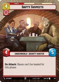 Shifty Suspects (Hyperspace) - A Lawless Time - Star Wars: Unlimited card