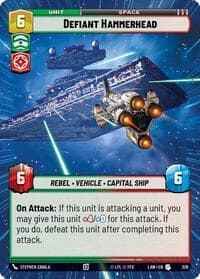 Defiant Hammerhead (Hyperspace) - A Lawless Time - Star Wars: Unlimited card