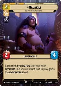 Malakili - Keeper of the Menagerie (Hyperspace) - A Lawless Time - Star Wars: Unlimited card