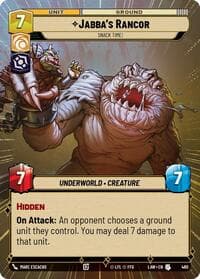 Jabba's Rancor - Snack Time! (Hyperspace) - A Lawless Time - Star Wars: Unlimited card