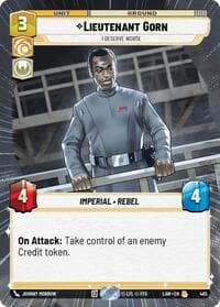 Lieutenant Gorn - I Deserve Worse (Hyperspace) - A Lawless Time - Star Wars: Unlimited card