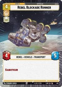 Rebel Blockade Runner (Hyperspace) - A Lawless Time - Star Wars: Unlimited card