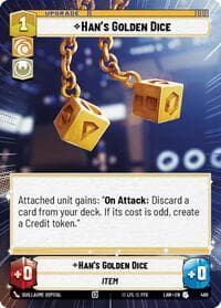 Han's Golden Dice (Hyperspace) - A Lawless Time - Star Wars: Unlimited card