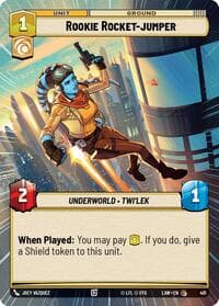 Rookie Rocket-jumper (Hyperspace) - A Lawless Time - Star Wars: Unlimited card