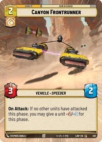 Canyon Frontrunner (Hyperspace) - A Lawless Time - Star Wars: Unlimited card