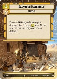 Salvaged Materials (Hyperspace) - A Lawless Time - Star Wars: Unlimited card