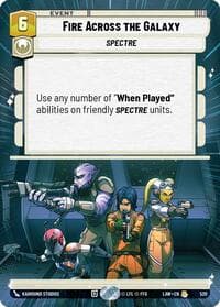 Fire Across the Galaxy (Hyperspace) - A Lawless Time - Star Wars: Unlimited card