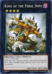 King of the Feral Imps - Lord of the Tachyon Galaxy - YuGiOh card