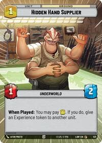 Hidden Hand Supplier (Hyperspace) - A Lawless Time - Star Wars: Unlimited card