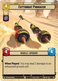 Cutthroat Podracer (Hyperspace) - A Lawless Time - Star Wars: Unlimited card