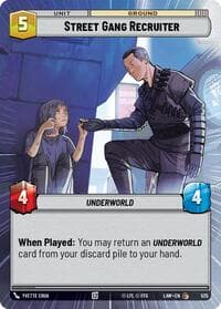 Street Gang Recruiter (Hyperspace) - A Lawless Time - Star Wars: Unlimited card