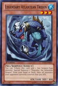 Legendary Atlantean Tridon - Lord of the Tachyon Galaxy - YuGiOh card