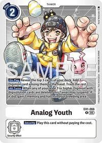 Analog Youth (Reprint) - Advanced Booster Digimon Generation - Digimon Card Game card