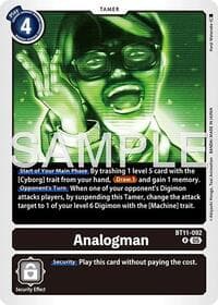 Analogman (Reprint) - Advanced Booster Digimon Generation - Digimon Card Game card