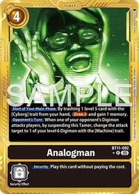 Analogman (Gold Border) - Advanced Booster Digimon Generation - Digimon Card Game card