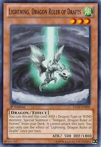 Lightning, Dragon Ruler of Drafts - Lord of the Tachyon Galaxy - YuGiOh card