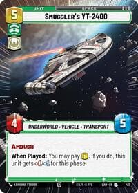Smuggler's YT-2400 (Hyperspace) - A Lawless Time - Star Wars: Unlimited card