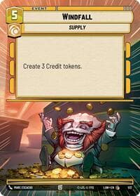 Windfall (Hyperspace) - A Lawless Time - Star Wars: Unlimited card