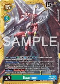 Examon (Gold Border) - Advanced Booster Digimon Generation - Digimon Card Game card