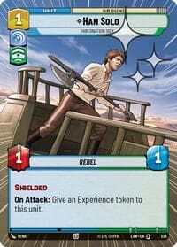 Han Solo - Hibernation Sick (Hyperspace Foil) - A Lawless Time - Star Wars: Unlimited card