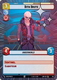 Bith Brute (Hyperspace Foil) - A Lawless Time - Star Wars: Unlimited card