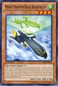 Mecha Phantom Beast Blackfalcon - Lord of the Tachyon Galaxy - YuGiOh card