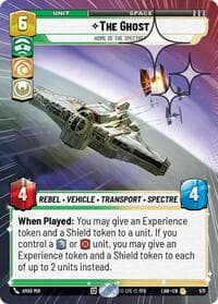 The Ghost - Home of the Spectres (Hyperspace Foil) - A Lawless Time - Star Wars: Unlimited card
