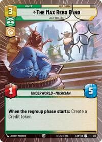The Max Rebo Band - Jatz-Wailers (Hyperspace Foil) - A Lawless Time - Star Wars: Unlimited card