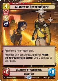 Shadow of Stygeon Prime (Hyperspace Foil) - A Lawless Time - Star Wars: Unlimited card