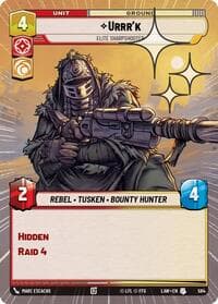 Urrr'k - Elite Sharpshooter (Hyperspace Foil) - A Lawless Time - Star Wars: Unlimited card