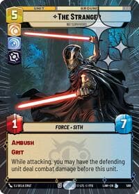The Stranger - No Survivors (Hyperspace Foil) - A Lawless Time - Star Wars: Unlimited card