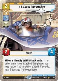 Anakin Skywalker - Prescient Podracer (Hyperspace Foil) - A Lawless Time - Star Wars: Unlimited card