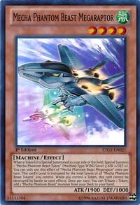 Mecha Phantom Beast Megaraptor - Lord of the Tachyon Galaxy - YuGiOh card