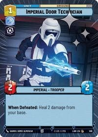 Imperial Door Technician (Hyperspace Foil) - A Lawless Time - Star Wars: Unlimited card