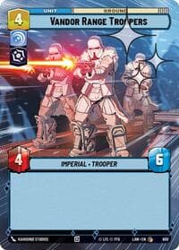 Vandor Range Troopers (Hyperspace Foil) - A Lawless Time - Star Wars: Unlimited card