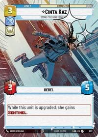 Cinta Kaz - Stone Cold and Fearless (Hyperspace Foil) - A Lawless Time - Star Wars: Unlimited card