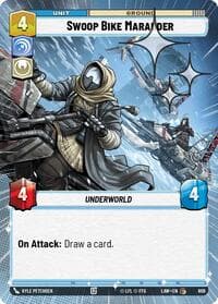 Swoop Bike Marauder (Hyperspace Foil) - A Lawless Time - Star Wars: Unlimited card